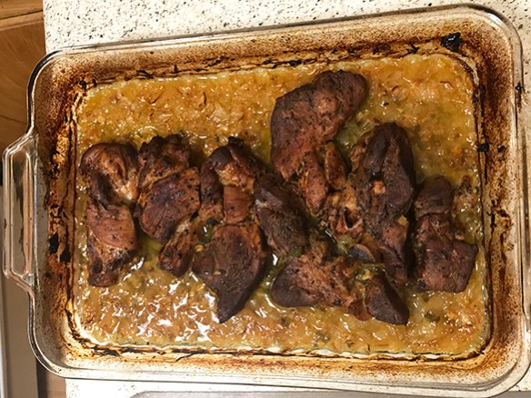 Carnitas despues de hornear